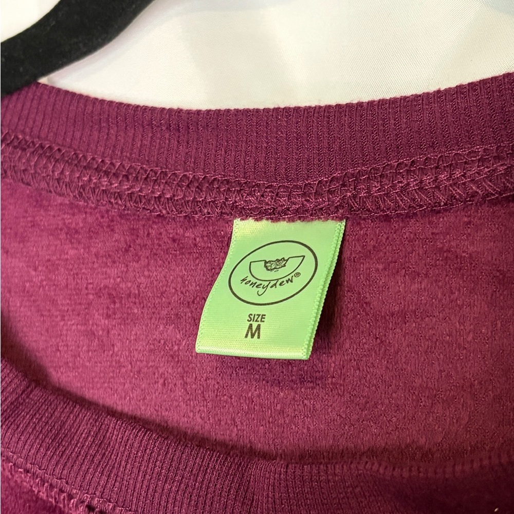 Honeydew USA Deep Purple Velvet Shirt​ - Picture 3 of 3